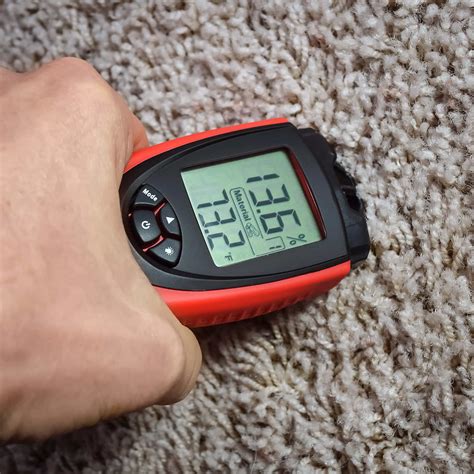 moisture meter on carpet|moisture checking device.